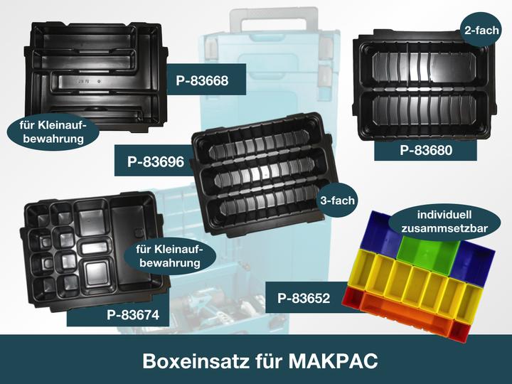 Actual product image Makita Universal insert for Makpac & Systainer