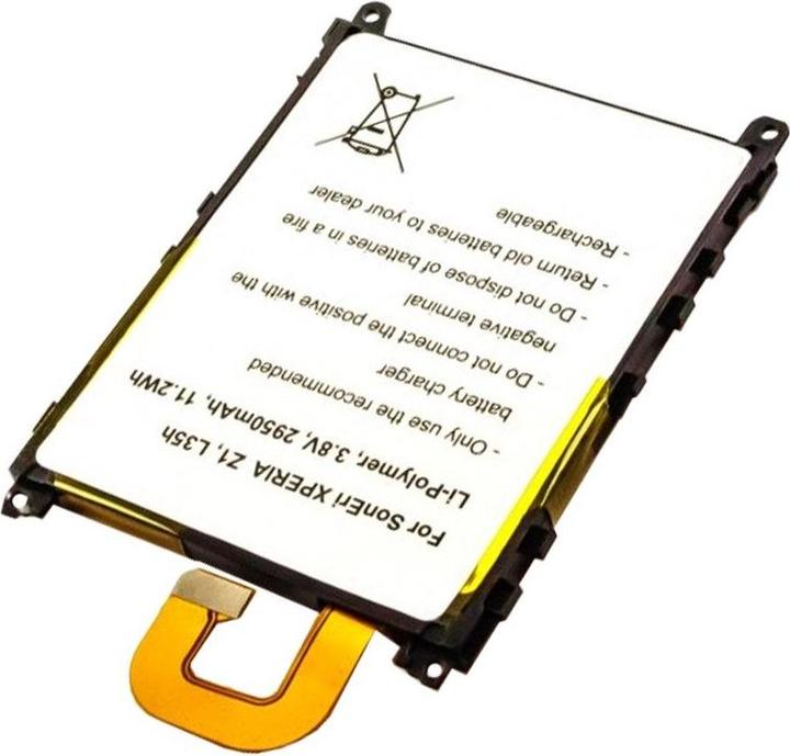 Produktbild AccuCell Akku Sony Ericsson Xperia Z1, Xperia Z1 LTE, L35h, 1271-9084, LIS1525ERPC