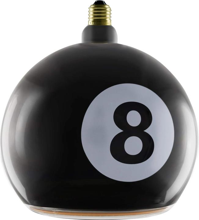 Produktbild Segula LED Floating Globe 200 Billard black 8 E27 dimmb. (E27, 4 W, 240 lm, 1 x, G)