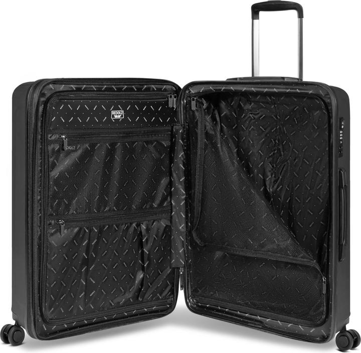 Actual product image Redolz Essentials 14 4-wheel suitcase set + beauty case 4 pcs. with stretch fold (264 l, XL (from 140l))