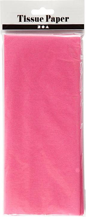 Actual product image Creativ Company Tissue paper pink 10 sheets 14 gr, 50x70cm (14 g/m², 10 x)