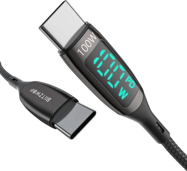 Actual product image BlitzWolf USB C – USB C (1.80 m, USB 3.2 Gen 2)