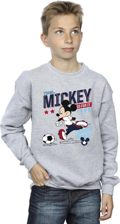 Actual product image Disney Boys Mickey Mouse Team Mickey Football Sweatshirt (128)