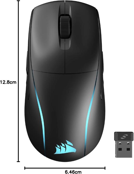 Produktbild Corsair M75 (Kabellos, Kabelgebunden)