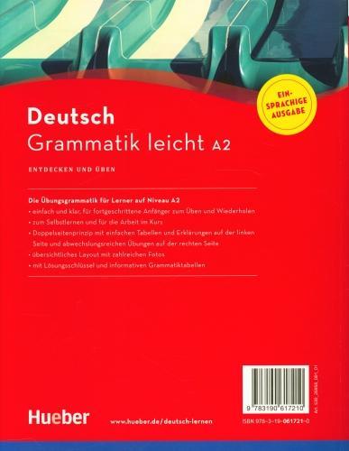 Actual product image Grammatik leicht A2. Einsprachige Ausgabe (German, Collectif, 2020)