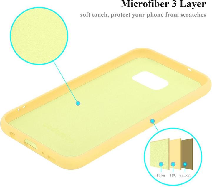 Immagine prodotto Cadorabo Copertura della cassa del silicone liquido TPU (Samsung Galaxy S7 Edge)