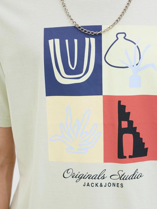 Produktbild Jack & Jones Gedruckt Rundhalsausschnitt T-shirt T-shirt (S)