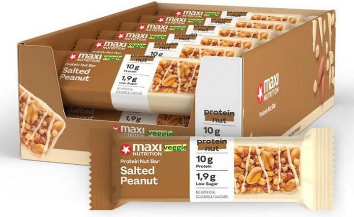 Immagine prodotto Maxi Nutrition MAXI N. Barretta proteica 125805 Arachidi Salate 12x46g (Arachide, 12 pz., 552 g)