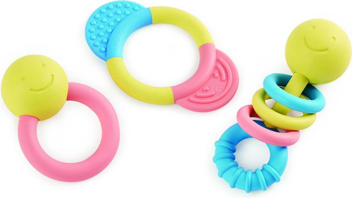 Actual product image Hape Rattle and teething ring set
