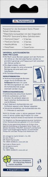 Image du produit dm Dontodent Brosses à dents universelles Sonic Pro Clean (3 x)