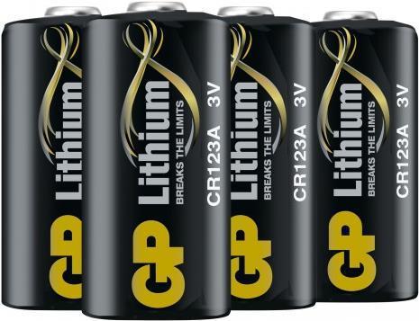 Actual product image GP Batteries Lithium Battery CR123A (4 pcs., CR123A)