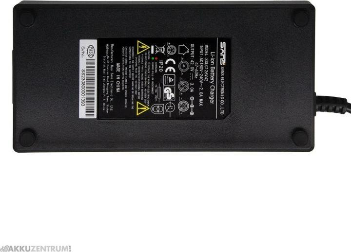 Immagine prodotto Sans Caricabatterie per biciclette elettriche 42V / 3.0A (Caricabatterie per biciclette elettriche)