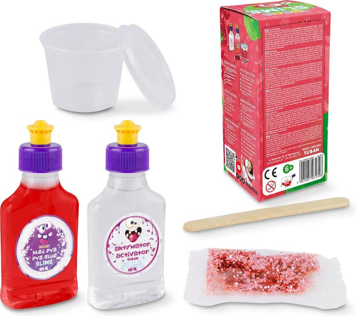 Actual product image Tuban Super Slime set - Strawberry