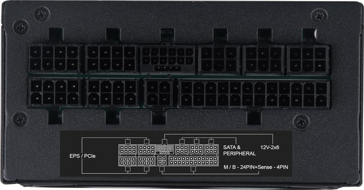 Actual product image Silverstone SST-EX1200R-PL - Extreme Series SFX-L Power Supply 1200W Cybenetics Platinum SFX12V 4.0 (1200 W)