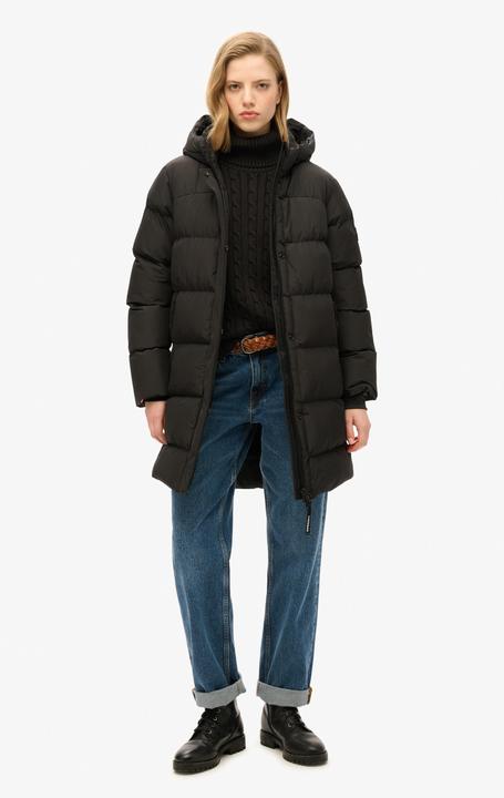 Produktbild Superdry HOODED SPORTS PUFFER MID JKT Dames Jas - Maat S (10)