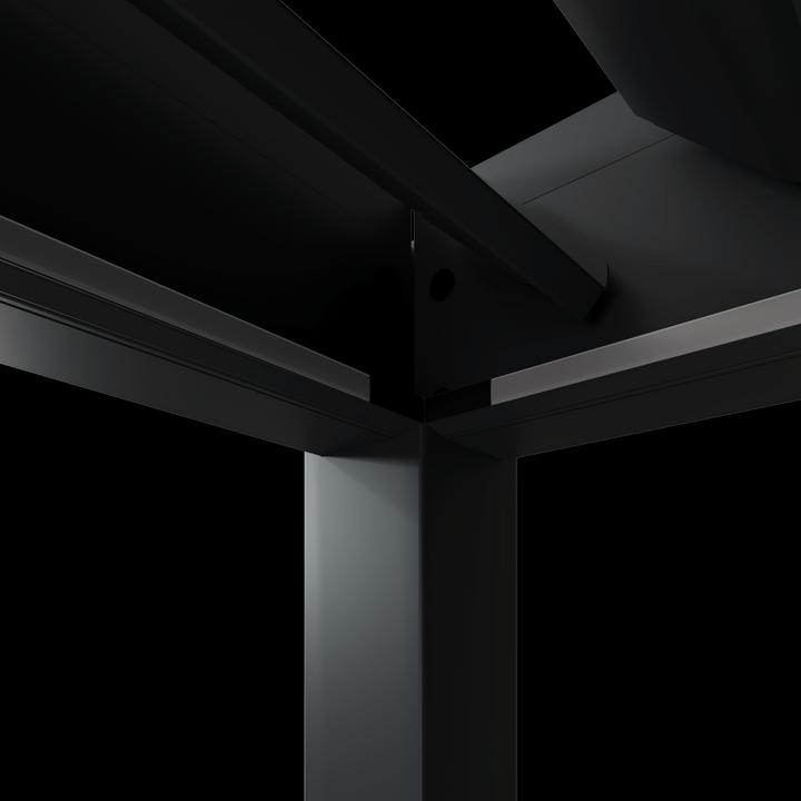 Produktbild Weide elektrische Pergola 4x6m Anthrazit mit LED (600 cm, 400 cm)