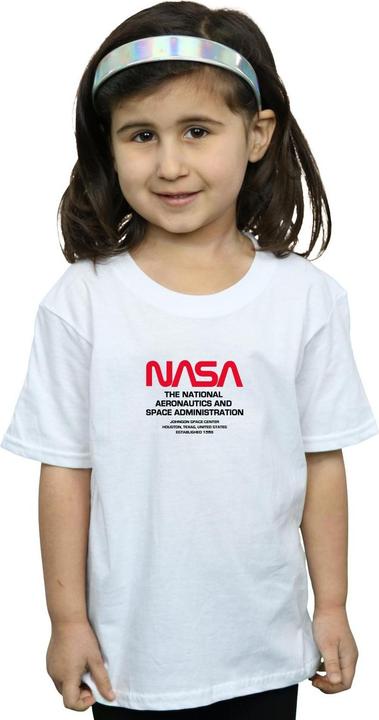 Immagine prodotto Nasa Worm Blurb Maglietta Ragazze (140, 146)