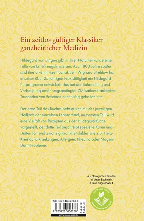 Immagine prodotto Die Ernährungstherapie der Hildegard von Bingen (Tedesco, Parrucca Strehlow, 2009)