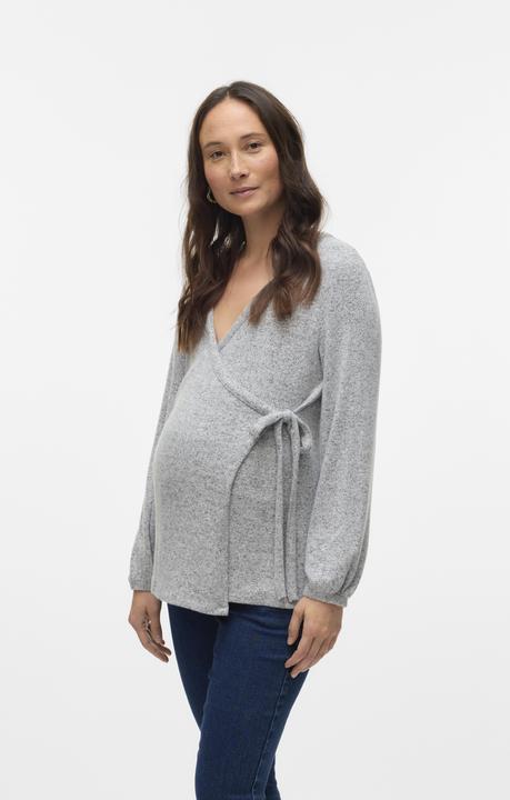 Produktbild Mamalicious Normal geschnitten V-Ausschnitt Top Bluse (M)