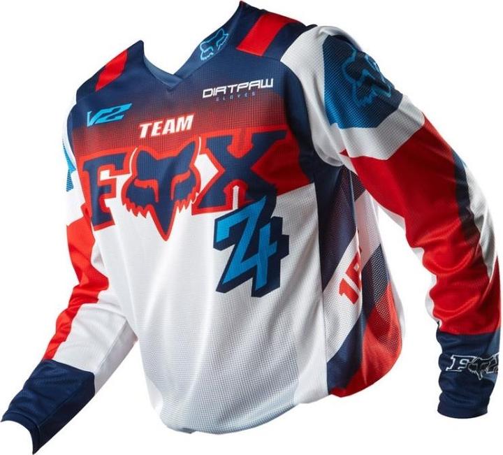 Produktbild Fox Jersey 180 Imperial Blue-Wht (XL)