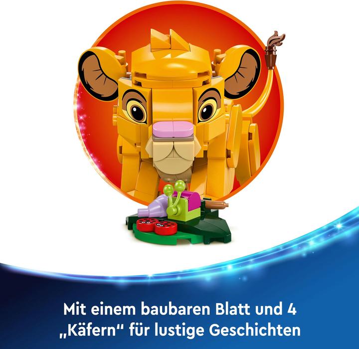 Actual product image LEGO 43243 Simba, the king's lion cub (43243, LEGO Disney)