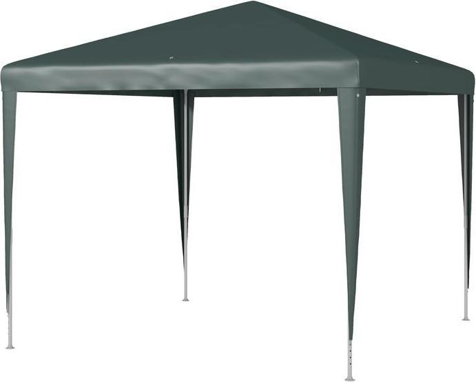 Produktbild Swisshandel24 Pavillon 2,7x2,7 m Partyzelt Gartenpavillon Gartenzelt Festzelt Stahl, Dunkelgrün (270 cm, 270 cm)