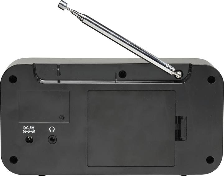 Actual product image Denver DAB-42 radio receiver, portable, digital, black (DAB+)