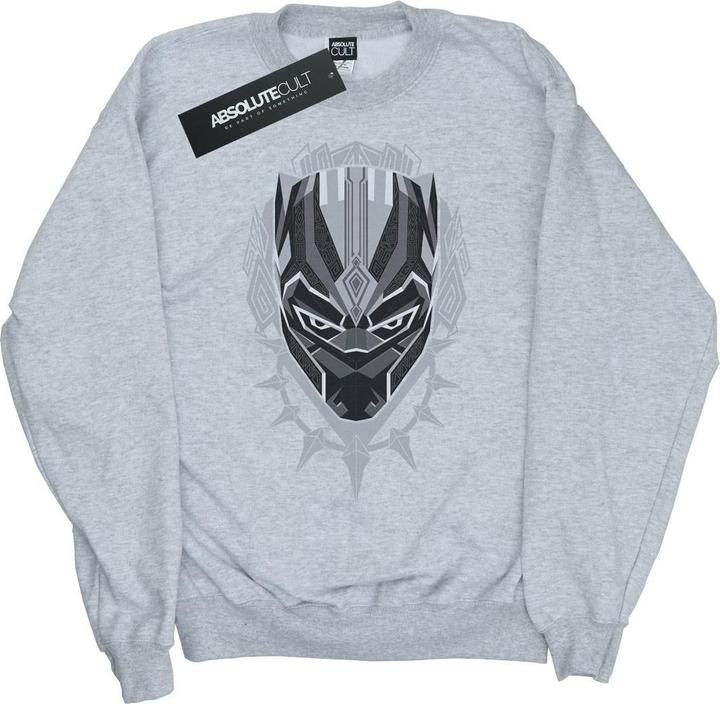 Black Panther Head Sweatshirt Jungen