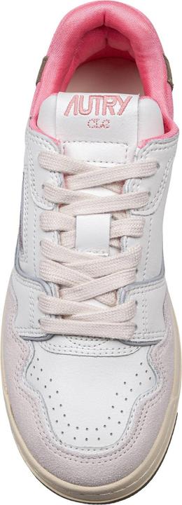 Produktbild Autry sneakers clc low in suede and nubuk white and geranium (42)