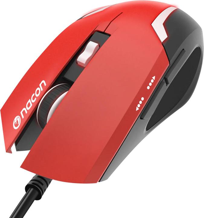 Actual product image Nacon Gaming GM-105 Optical Gaming Mouse - red (PC) (Cable)