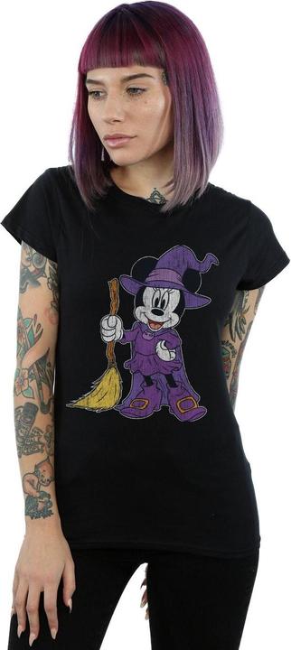 Actual product image Disney Womens/Ladies Minnie Mouse Witch Costume Cotton T-Shirt (L)