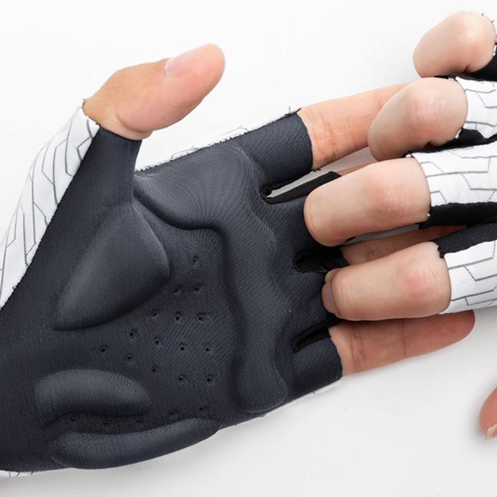 Produktbild Rockbros MTB cycling gloves size: L - white and black (L)