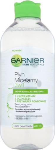 Immagine prodotto Garnier Skin Naturals Liquido Micellare 3In1 Punteggio Normale e Misto 400Ml (Talco, 400 ml)