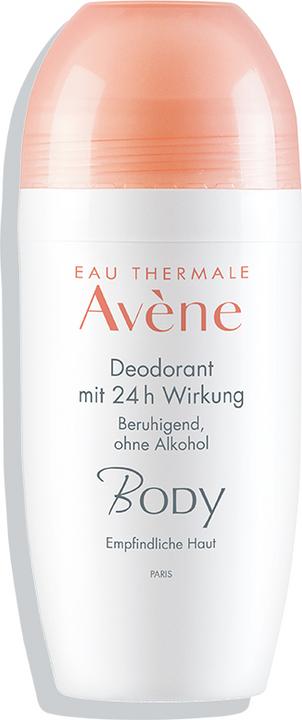 Actual product image Avène Body 24h Deodorant (Roll-on, 50 ml)