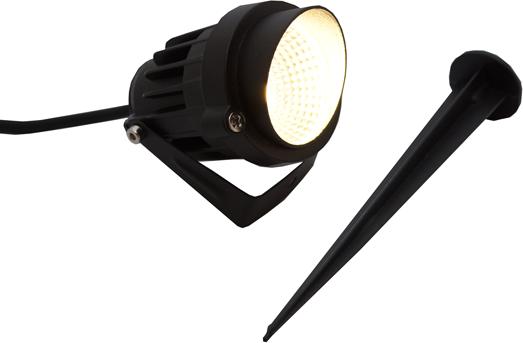 Immagine prodotto Lumina Swiss Spot LED da giardino 6W 2700K nero con cavo da 5m (500 lm, IP65)