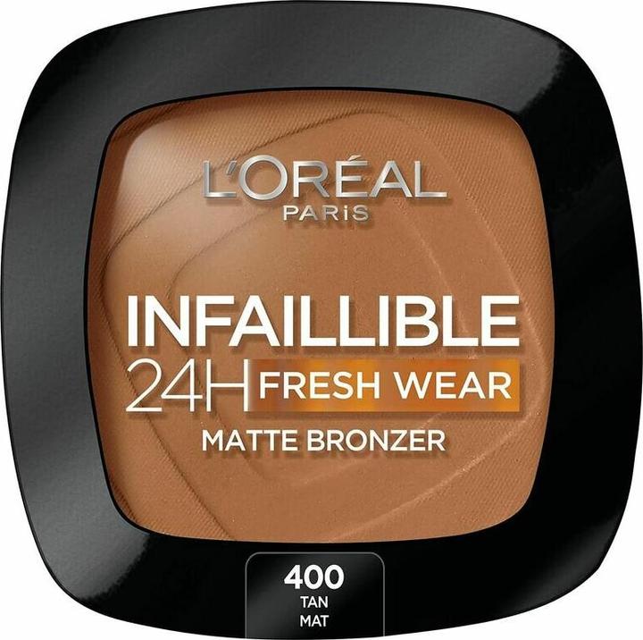 Produktbild L'Oréal Paris L’Oréal Professionnel INFAILLIBLE 24H fresh wear matte bronzer #400-tan doré 9 gr (Selbstbräunungstuch)