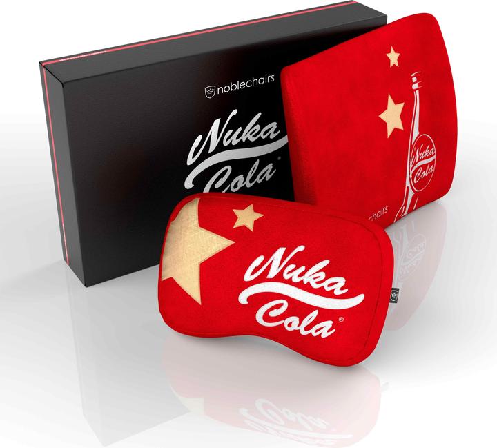 Actual product image noblechairs Nuka-Cola Memory Foam Pillow Set - Fallout Edition