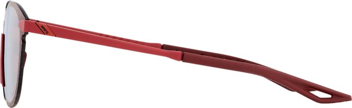Actual product image 100% Brille Legere Round Soft Tact (Soft Tact Crimson, HiPER silver)