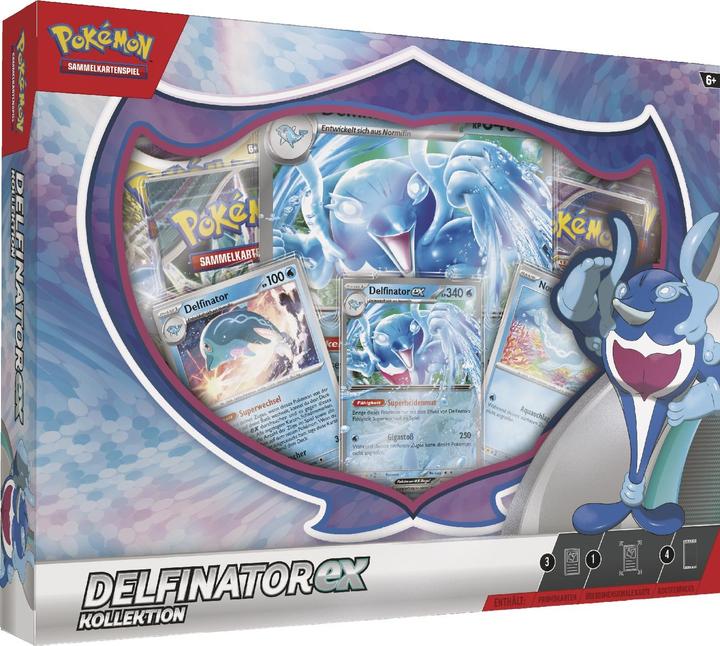 Actual product image Pokémon TCG EX Box Delfinator ex Kollektion (German, Box Set & Collection)