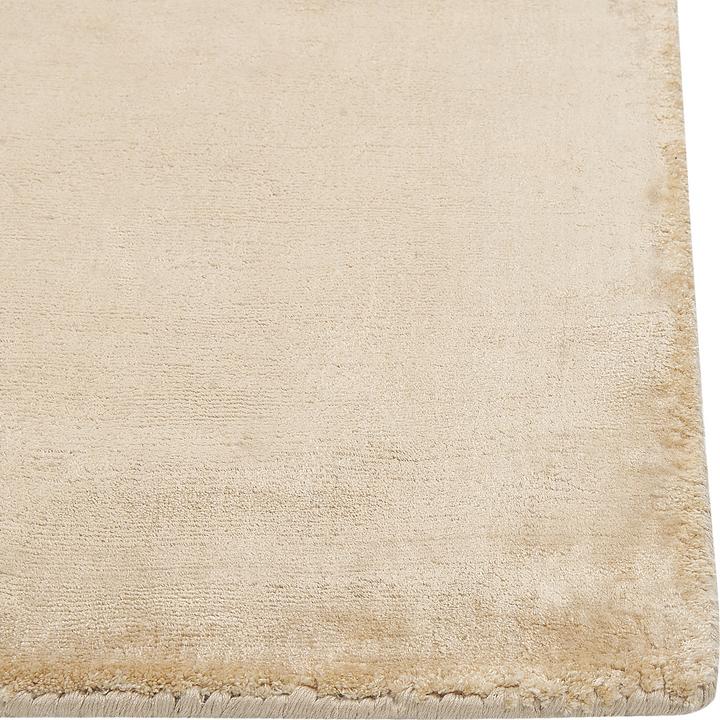 Image du produit Beliani Tapis viscose beige sable 80 x 150 cm à poils courts GESI II (80 x 150 cm)