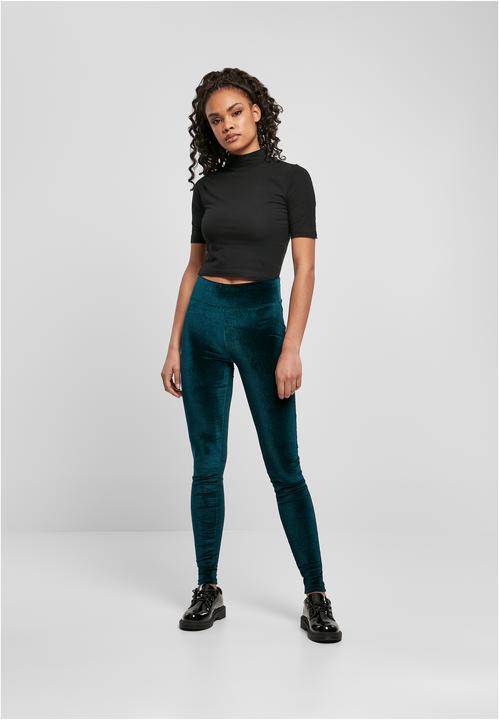 Immagine prodotto Urban Classics Leggings di velluto a vita alta da donna (4XL)