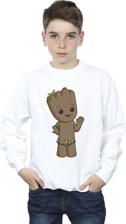 Actual product image Boys I Am Groot Cute Groot Sweatshirt (152, 158)