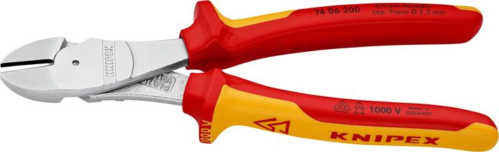 Image du produit Knipex Pince coupante de côté à forte démultiplication (200 mm)