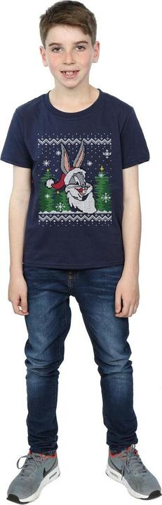 Produktbild Looney Tunes Bugs Bunny Christmas Fair Isle TShirt Jungen (152, 158)