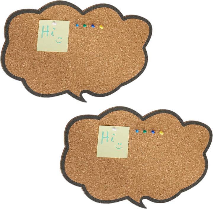 Actual product image Relaxdays 2x cork board (Bulletin board)