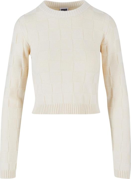 Urban Classics Ladies Check Knit Sweater - 126785