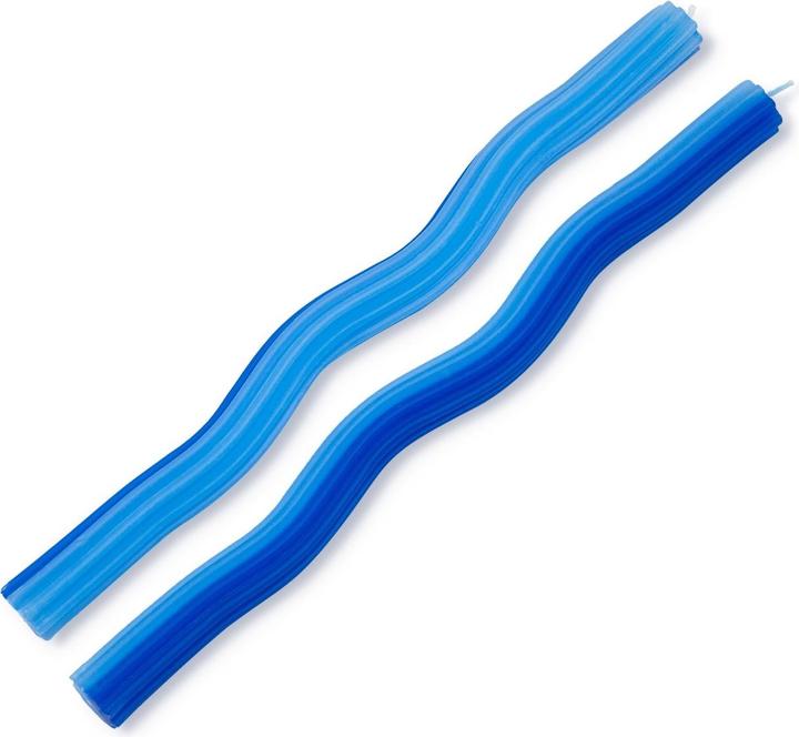 54Celsius Wiggle candle blue 2 pcs. (2 pcs.)