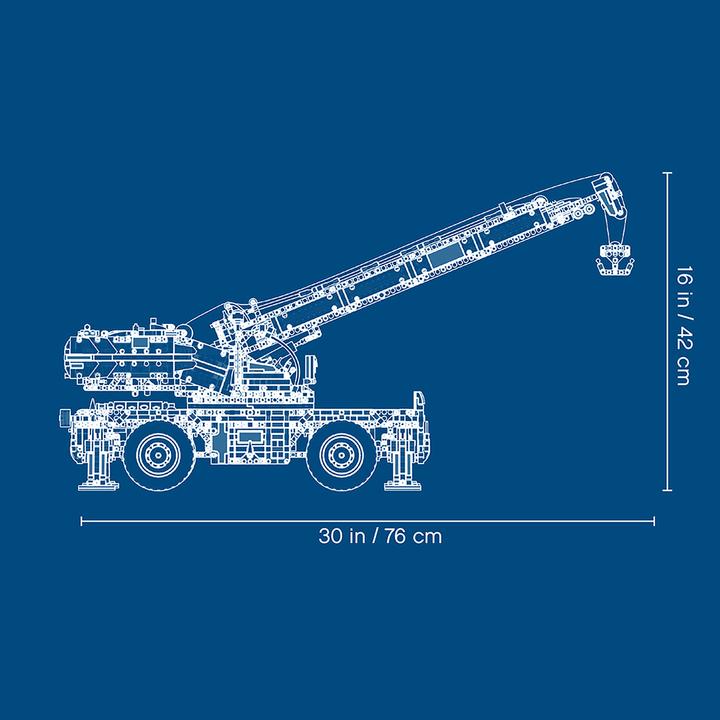 Produktbild LEGO Geländegängiger Kranwagen (42082, LEGO Technic)