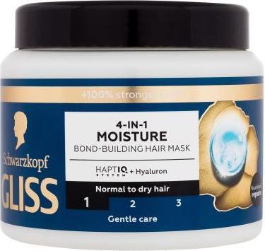 Schwarzkopf Gliss Trt Aqua Revive Strengthening Hair Mask 4In1 Moisture 400Ml (400 ml)
