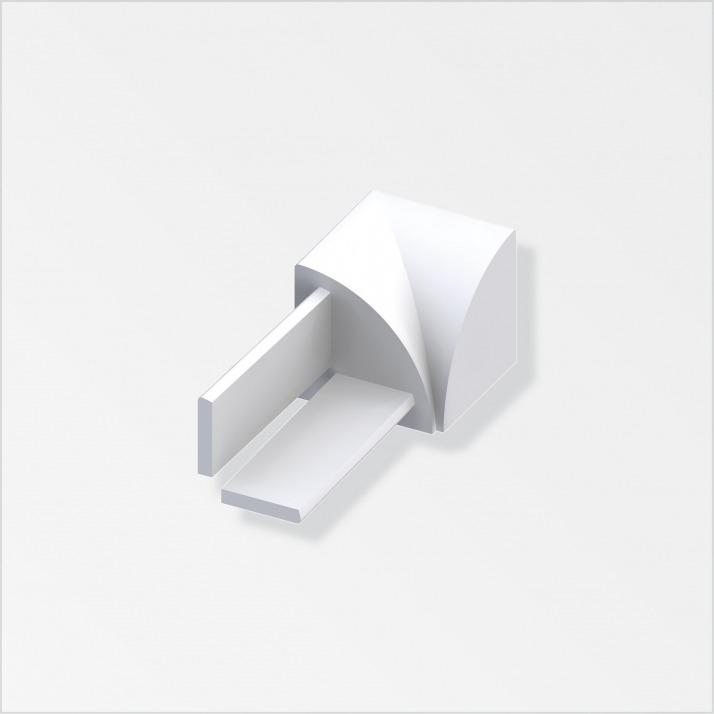 Produktbild Alfer Viertelkreis Innenecke ABS (9.50 cm)